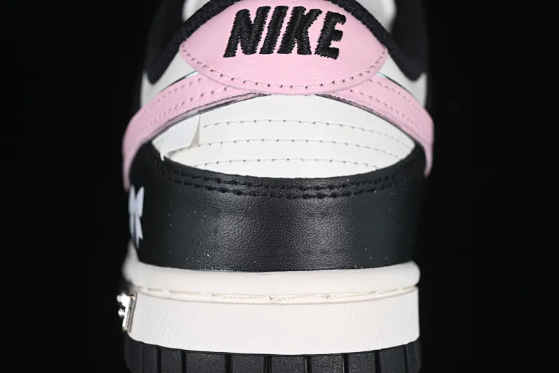 All categories Nk SB Dunk series Nk SB Dunk Low low-top sneakers Nk SB Dunk Low bow tie black and white pink low-top casual sneakers BP1220-009